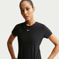 Kortærmet Nike Victory Dri-FIT-tennisoverdel til kvinder - sort