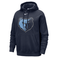 Memphis Grizzlies Club Nike NBA-hættetrøje i fleece til mænd - blå