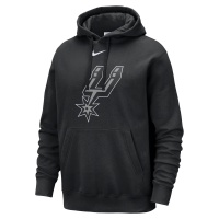 San Antonio Spurs Club Nike NBA-hættetrøje til mænd - sort