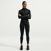 Højtaljede Nike Tempo 7/8-løbeleggings til kvinder - sort