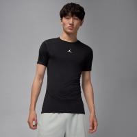Kortærmet Jordan Sport Dri-FIT-basislagsoverdel til mænd - sort