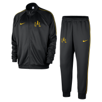 Los Angeles Lakers City Edition Nike NBA Club Peak-tracksuit til mænd - sort