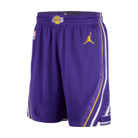 Los Angeles Lakers Statement Edition Swingman Jordan Dri-FIT NBA-shorts til mænd - lilla