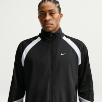 Vævet Nike Icon-basketballjakke til mænd - sort
