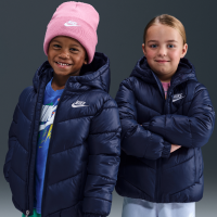Nike All Day Play-dynejakke til mindre børn - blå