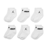 Jordan Everyday Essentials-ankelstrømper til babyer/småbørn (6 par) - hvid
