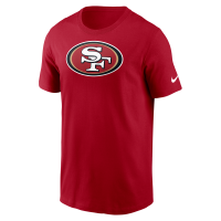 San Francisco 49ers Primary Logo Nike NFL-T-shirt til mænd - rød