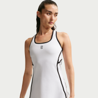 NikeCourt Advantage Dri-FIT-tenniskjole til kvinder - hvid
