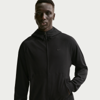 Nike Primary NanoKnit Dri-FIT Performance-hættetrøje med UV-beskyttelse og lynlås i fuld længde til mænd - sort