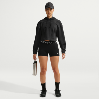 Nike Pro-cykelshorts med mellemhøj talje (8 cm) til kvinder - sort