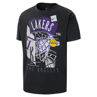 Los Angeles Lakers Courtside Nike NBA Vintage-T-shirt til mænd - sort