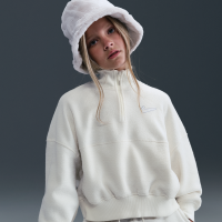 Nike -langærmet overdel i fleece til større børn (piger) - brun