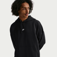 Nike Club oversized hættetrøje i french terry til mænd - sort