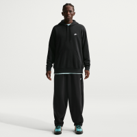 Nike Club oversized bukser i french terry til mænd - sort