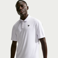 Nike Par Dri-FIT-golfpolo med logo på brystet til mænd - hvid