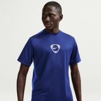 Kortærmet Nike Academy+ Dri-FIT-fodboldtrøje til mænd - blå