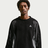 ACG Wolf Lichen-top med rund hals - sort
