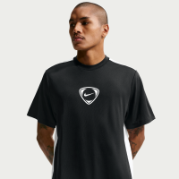 Kortærmet Nike Academy+ Dri-FIT-fodboldtrøje til mænd - sort