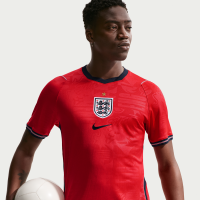 England National Team 2026 Stadium Away Nike Dri-FIT-fodboldtrøje til mænd - rød