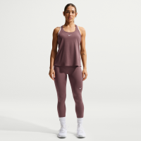 Nike Pro-leggings i fuld længde med mellemhøj talje til kvinder - lilla