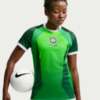 Nigeria 2026 Stadium Home Nike kortærmet Dri-FIT-fodboldtrøje til kvinder - grøn