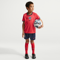 England 2026 Stadium Away Nike Football Replica-sæt i tre dele til mindre børn - rød