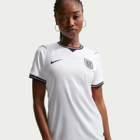England National Team 2026 Stadium Home Nike Dri-FIT-fodboldtrøje til kvinder - hvid