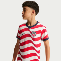 USMNT 2026 Stadium Home Nike Dri-FIT-fodboldtrøje til større børn - hvid