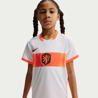 Holland National Team 2026 Stadium Away Nike Dri-FIT-fodboldtrøje til større børn - hvid
