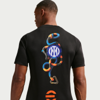 Kortærmet Inter Milan Academy Pro SE Nike ACG Dri-FIT-opvarmningstrøje til fodbold til mænd - sort