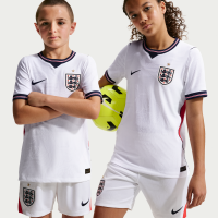 England National Team 2026 Match Home Nike Aero-FIT-fodboldtrøje til større børn - hvid