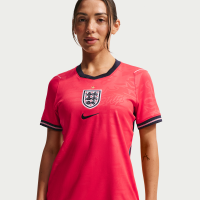 England National Team 2026 Stadium Away Nike Dri-FIT-fodboldtrøje til kvinder - rød