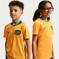 Australia2026 Stadium Home Nike Dri-FIT-fodboldtrøje til større børn - brun