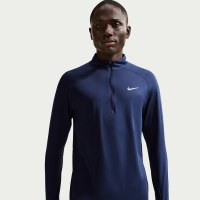 Nike Stride Dri-FIT-løbetop med 1/2 lynlås til mænd - blå