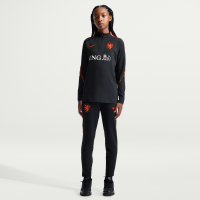 Maskinstrikkede Holland Strike Nike Dri-FIT-fodboldbukser til større børn - sort