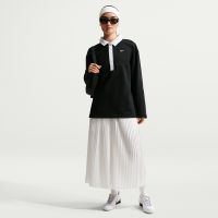 Oversized Nike culottebukser med mellemhøj talje til kvinder - hvid
