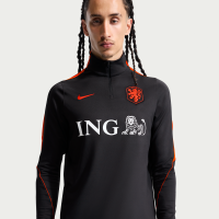 Holland Strike Nike Dri-FIT-fodboldtræningstrøje til mænd - sort
