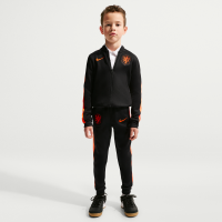 Maskinstrikket Holland Strike Nike Dri-FIT-fodboldtracksuit til mindre børn - sort