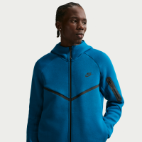 Nike Tech Windrunner-fleecejakke med lynlås til mænd - blå