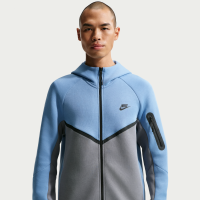 Nike Tech Windrunner-fleecejakke med lynlås til mænd - blå
