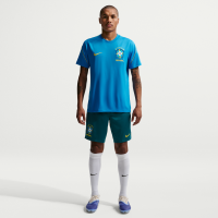 Maskinstrikkede Brazil Strike Nike Dri-FIT-fodboldshorts til mænd - grøn