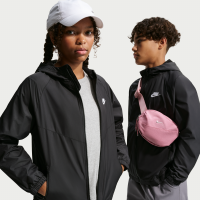 Nike Windrunner Repel-hættejakke til større børn - sort
