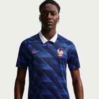Frankrig National Team 2026 Stadium Home Nike Dri-FIT-fodboldtrøje til mænd - blå