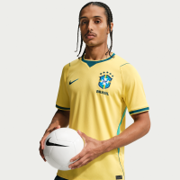 Brasilien National Team 2026 Stadium Home Nike Dri-FIT-fodboldtrøje til mænd - gul
