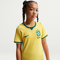 Brasilien National Team 2026 Stadium Home Nike Dri-FIT-fodboldtrøje til større børn - gul