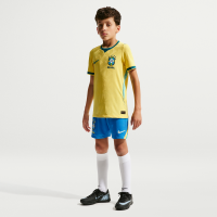 Brazil 2026 Stadium Home Nike Dri-FIT-fodboldreplika-shorts til større børn - blå