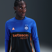 Inter Milan 2026 Stadium SE Nike ACG Dri-FIT Replica-fodboldtrøje med lange ærmer til mænd - blå