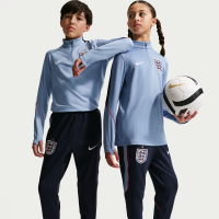 Maskinstrikkede England Strike Nike Dri-FIT-fodboldbukser til større børn - blå