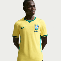 Brasilien National Team 2026 Match Home Nike Aero-FIT-fodboldtrøje til mænd - gul