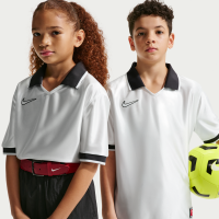 Kortærmet Nike Energy Dri-FIT-fodboldtrøje til større børn - hvid